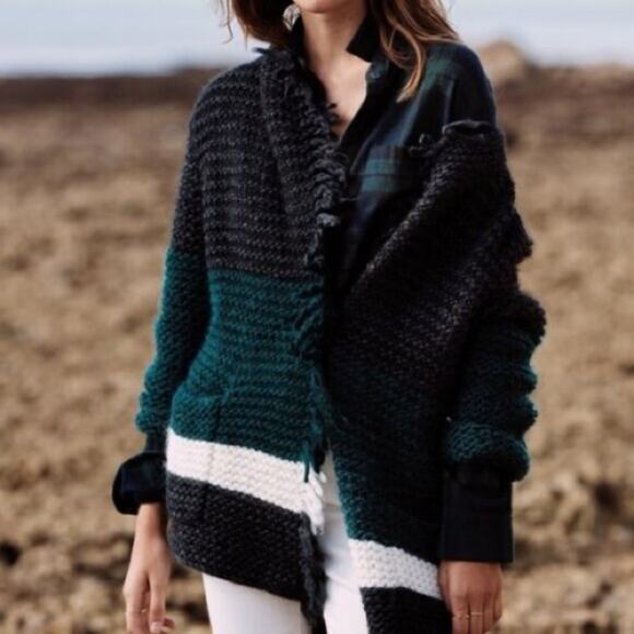 Madewell Hand Knit Cardigan Sweater Size Small - Picture 1 of 6